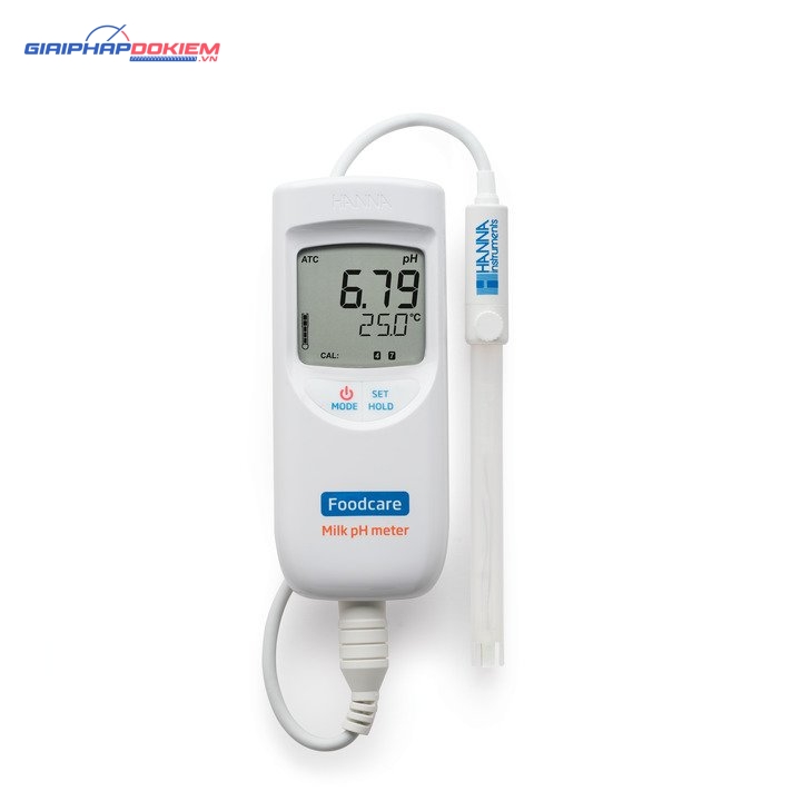 Máy Đo pH/Nhiệt Độ Trong Sữa Hanna HI99162 1 Máy Đo pH/Nhiệt Độ Trong Sữa Hanna HI99162
