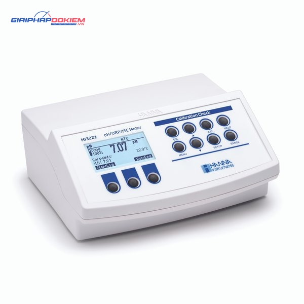 Máy Đo pH/ORP/ISE/Nhiệt Độ Để Bàn Không Kèm Điện Cực Hanna HI3221-02 3 Máy Đo pH/ORP/ISE/Nhiệt Độ Để Bàn Không Kèm Điện Cực Hanna HI3221-02