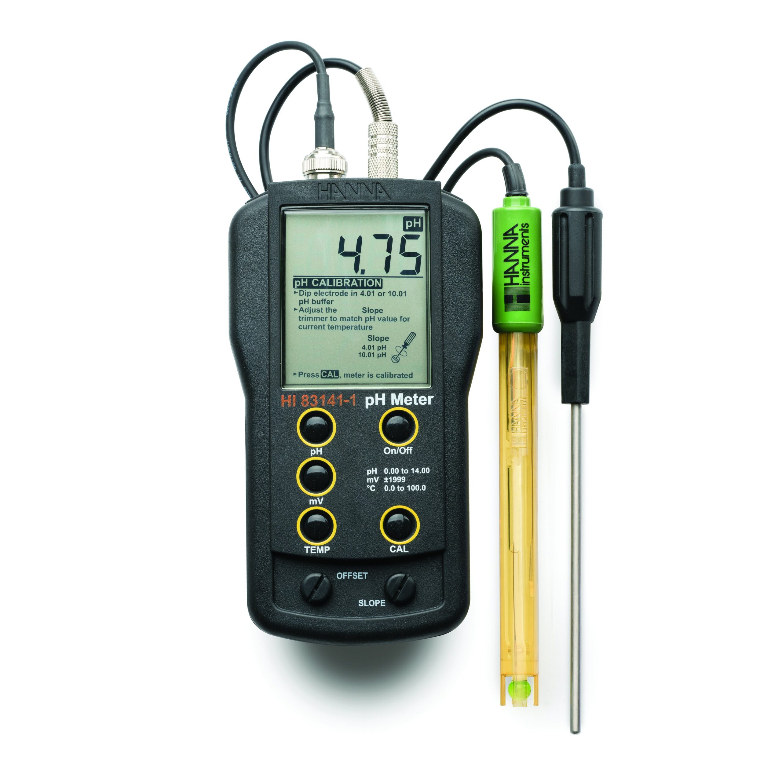 Máy Đo pH/ORP/Nhiệt Độ Cầm Tay Đơn Giản Hanna HI83141-1 2 Máy Đo pH/ORP/Nhiệt Độ Cầm Tay Đơn Giản Hanna HI83141-1