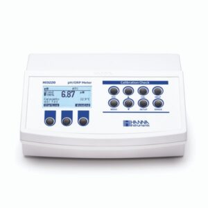 Máy Đo pH/ORP/Nhiệt độ Để Bàn Không Kèm Điện Cực Hanna HI3220-02