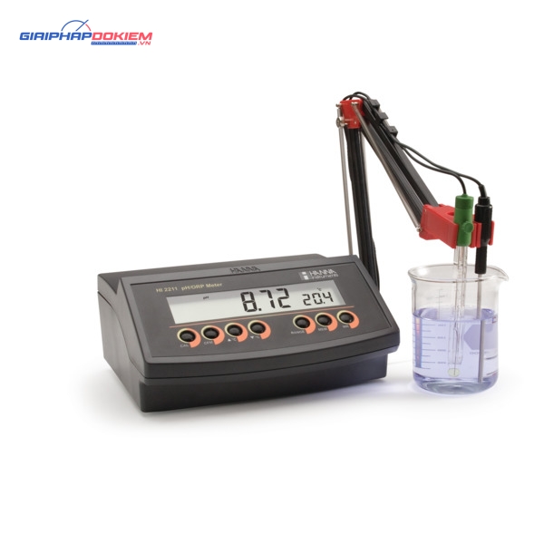 Máy Đo pH/ORP/Nhiệt Độ Để Bàn Với Độ Phân Giải 0.01 Hanna HI2211-02 1 Máy Đo pH/ORP/Nhiệt Độ Để Bàn Với Độ Phân Giải 0.01 Hanna HI2211-02