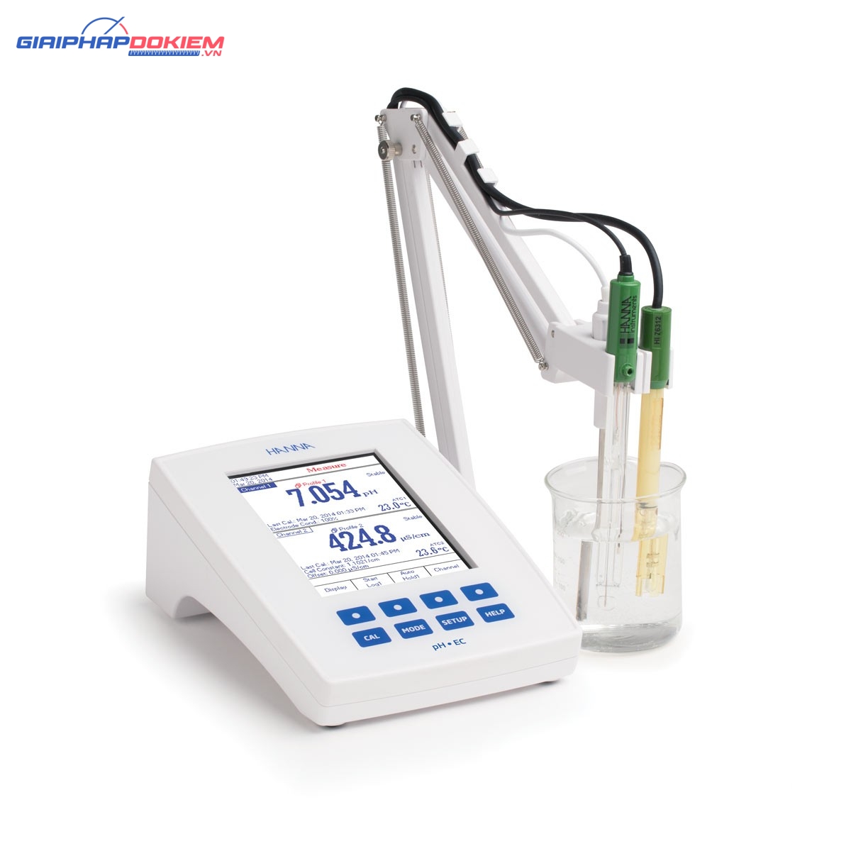 Máy Đo pH/ORP Và EC/TDS/Độ Mặn/Trở Kháng Để Bàn Hanna HI5521-02 Máy Đo pH/ORP Và EC/TDS/Độ Mặn/Trở Kháng Để Bàn Hanna HI5521-02