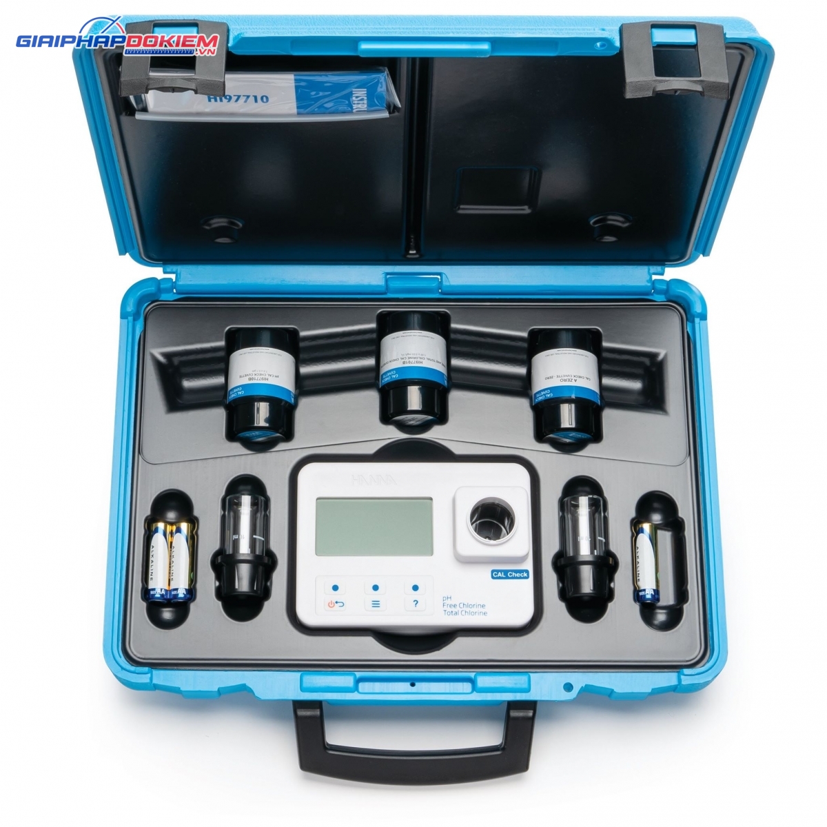Máy Quang Đo pH, Clo Dư Và Clo Tổng Trong Nước Sạch Hanna HI97710 Máy Quang Đo pH, Clo Dư Và Clo Tổng Trong Nước Sạch Hanna HI97710