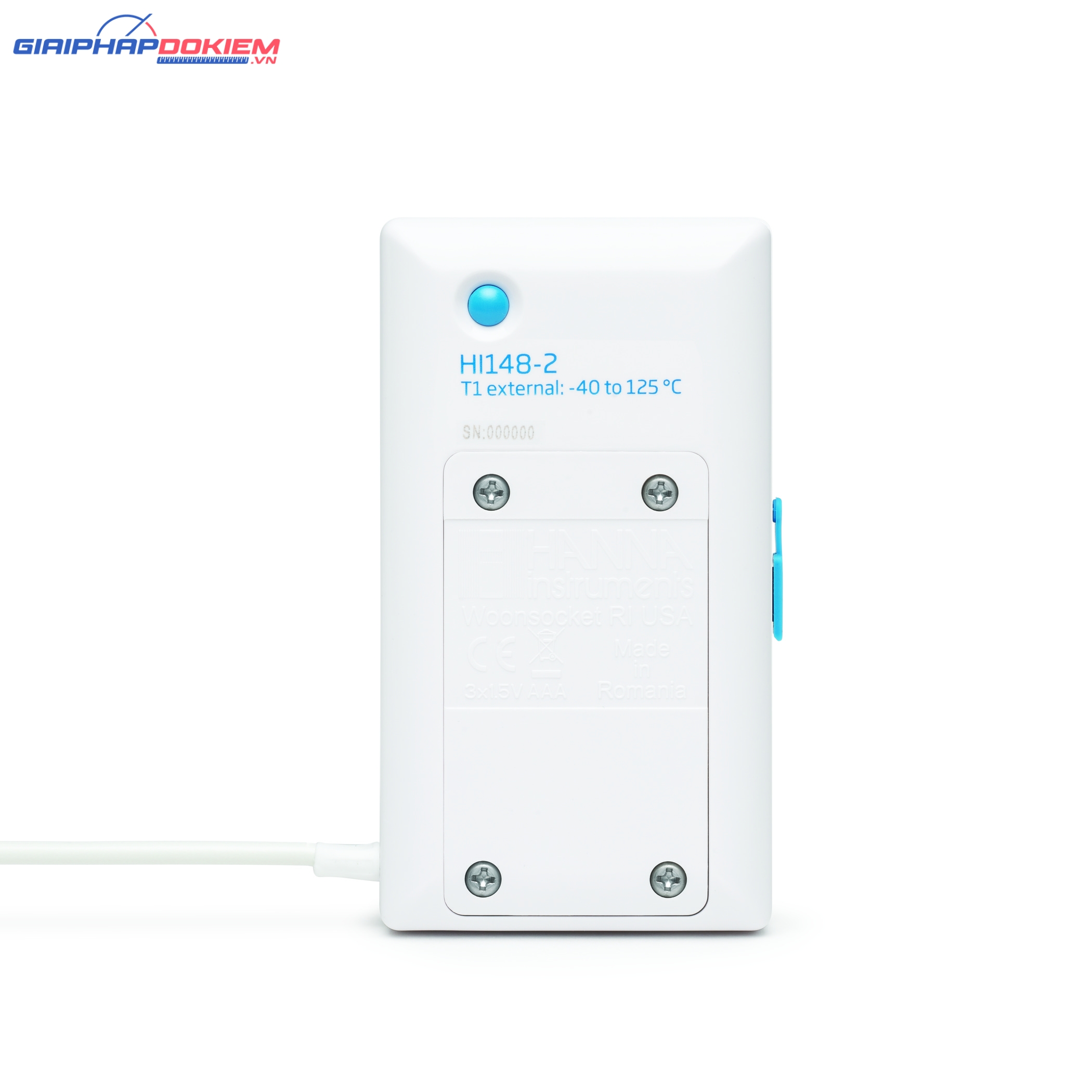 Nhiệt Kế Ghi Dữ Liệu Cảm Biến Bên Ngoài Hanna HI148-2 3 Nhiệt Kế Ghi Dữ Liệu Cảm Biến Bên Ngoài Hanna HI148-2