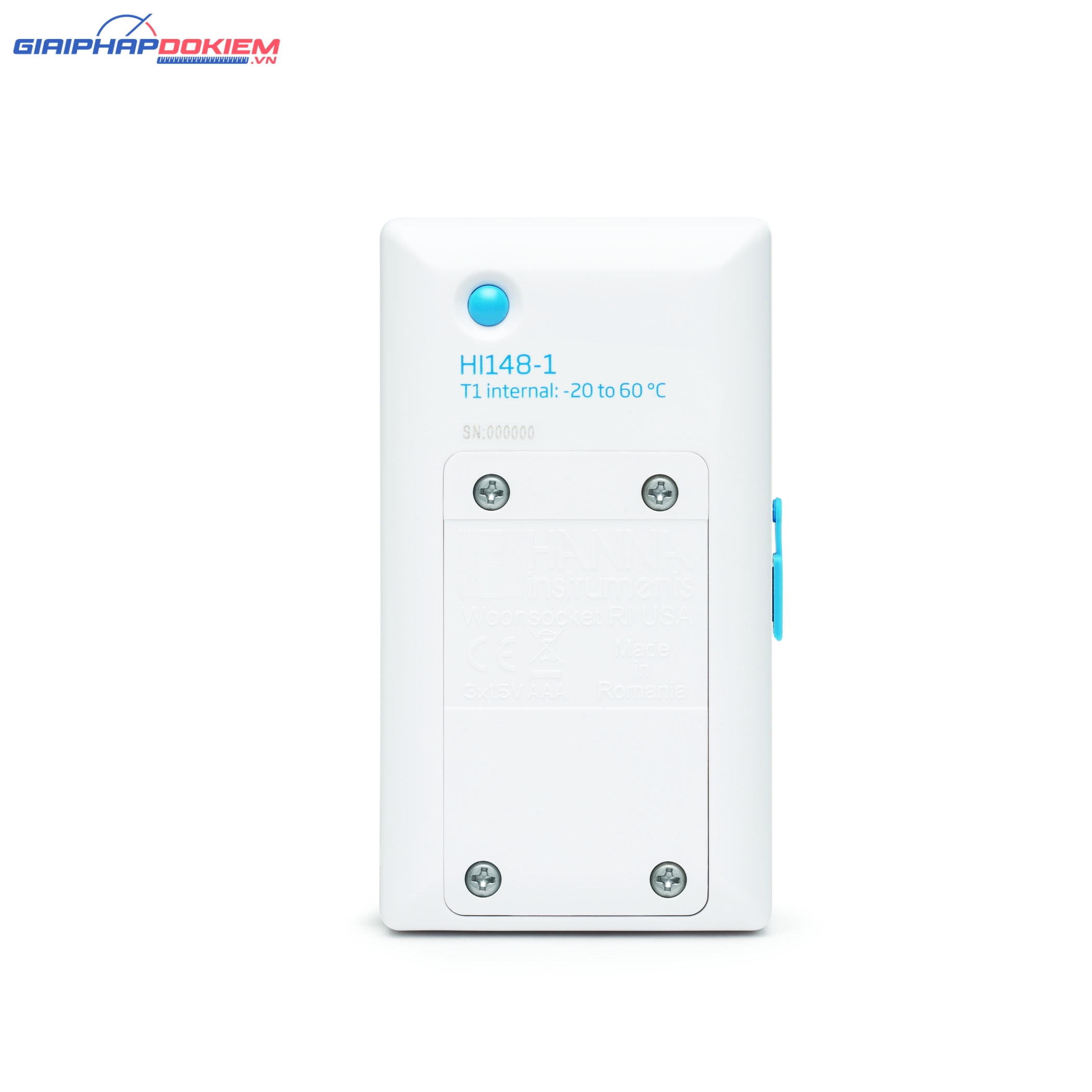 Nhiệt Kế Ghi Dữ Liệu Cảm Biến Bên Trong Hanna HI148-1 4 Nhiệt Kế Ghi Dữ Liệu Cảm Biến Bên Trong Hanna HI148-1