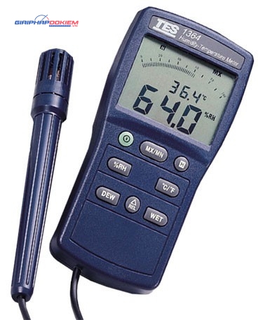 Máy đo nhiệt độ, độ ẩm TES 1364 9 Máy đo nhiệt độ, độ ẩm TES 1364