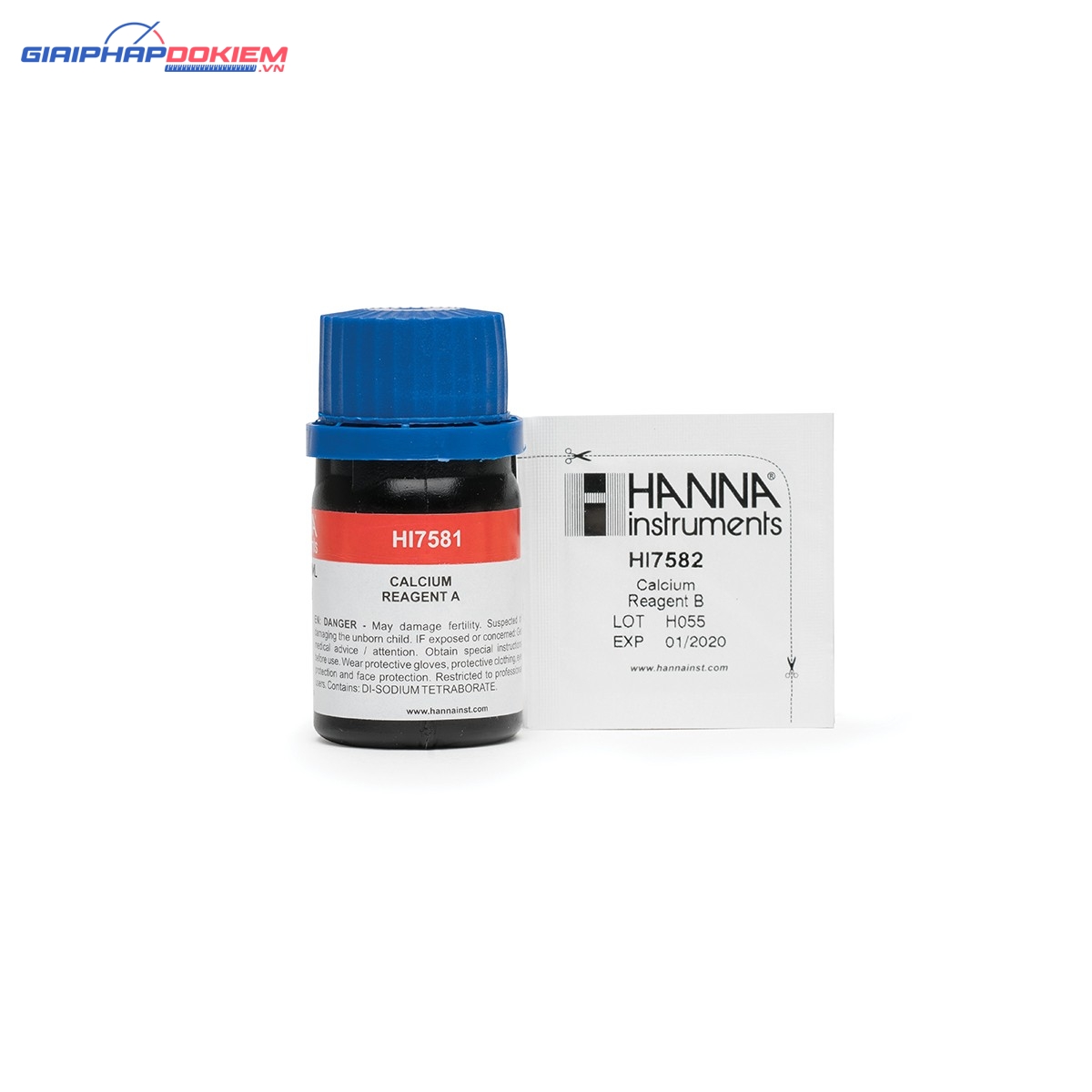 Thuốc Thử Canxi Nước Mặn Từ 200 - 600mg/L (25 lần) Hanna HI758-26 1 Thuốc Thử Canxi Nước Mặn Từ 200 - 600mg/L (25 lần) Hanna HI758-26