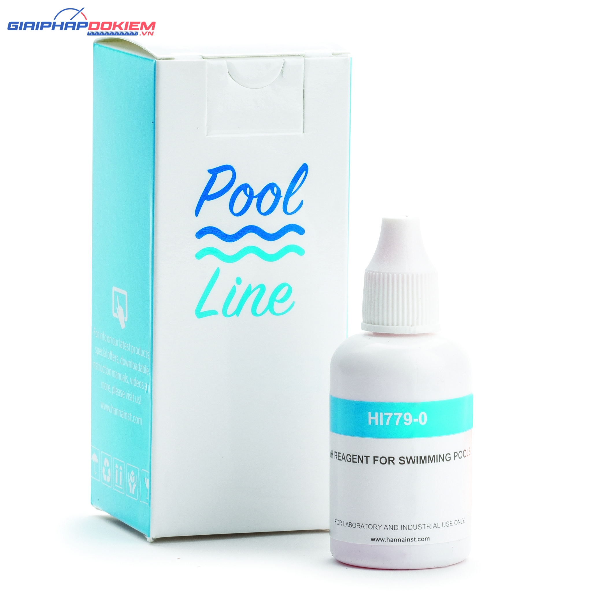 Thuốc Thử Cho Máy Đo pH Trong Hồ Bơi HI779, 100 Lần Đo Hanna HI779-25 2 Thuốc Thử Cho Máy Đo pH Trong Hồ Bơi HI779, 100 Lần Đo Hanna HI779-25