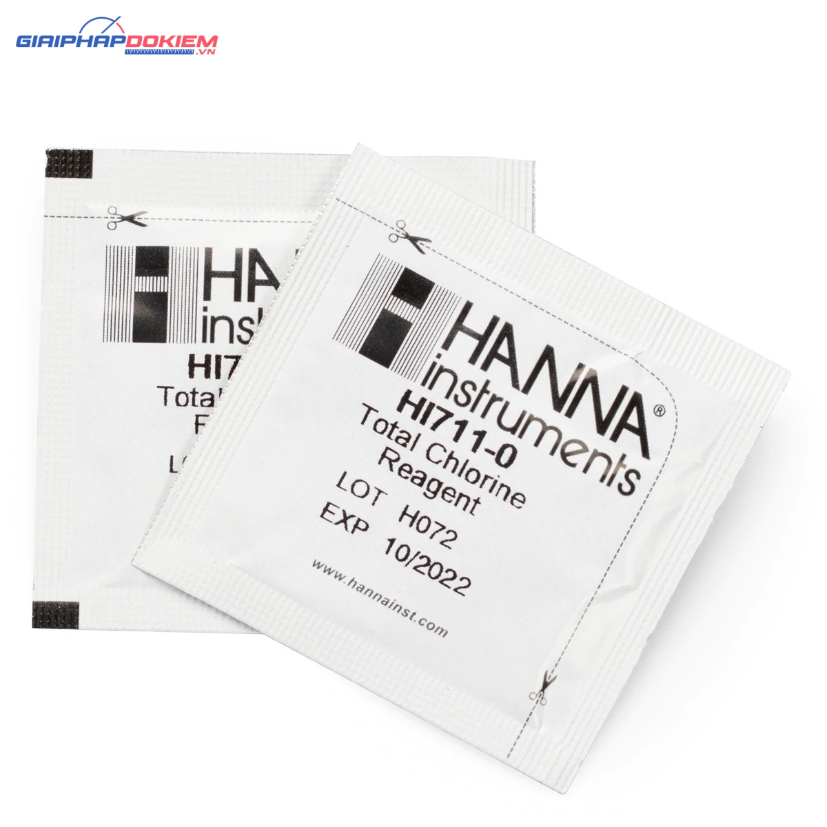 Thuốc Thử Clo Tổng Dùng Cho Máy HI711, 25 Lần Đo Hanna HI711-25 1 Thuốc Thử Clo Tổng Dùng Cho Máy HI711, 25 Lần Đo Hanna HI711-25