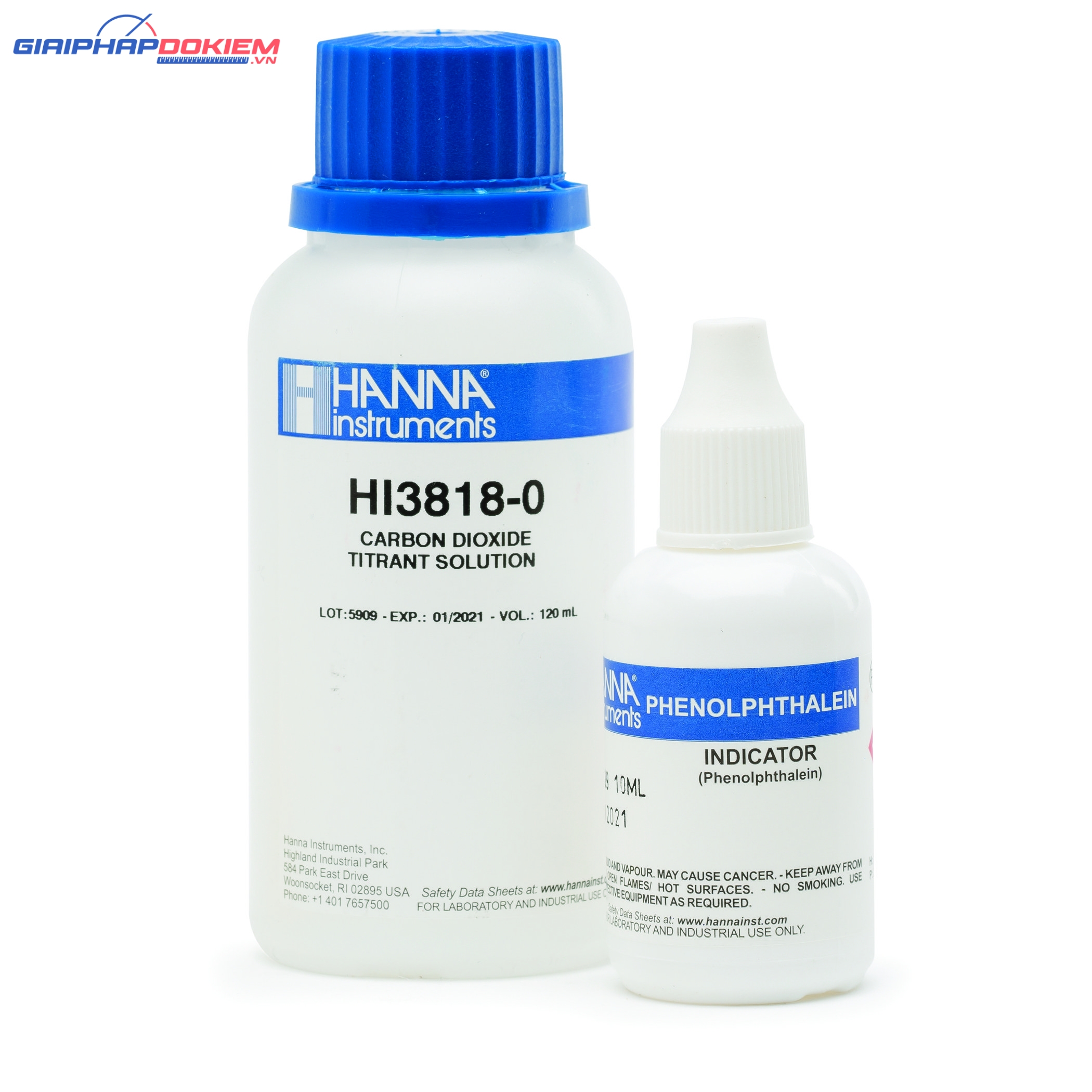 Thuốc Thử CO2 (0.0-100mg/L) Cho Test Kit HI3818, 100 Lần Đo Hanna HI3818-100 1 Thuốc Thử CO2 (0.0-100mg/L) Cho Test Kit HI3818, 100 Lần Đo Hanna HI3818-100
