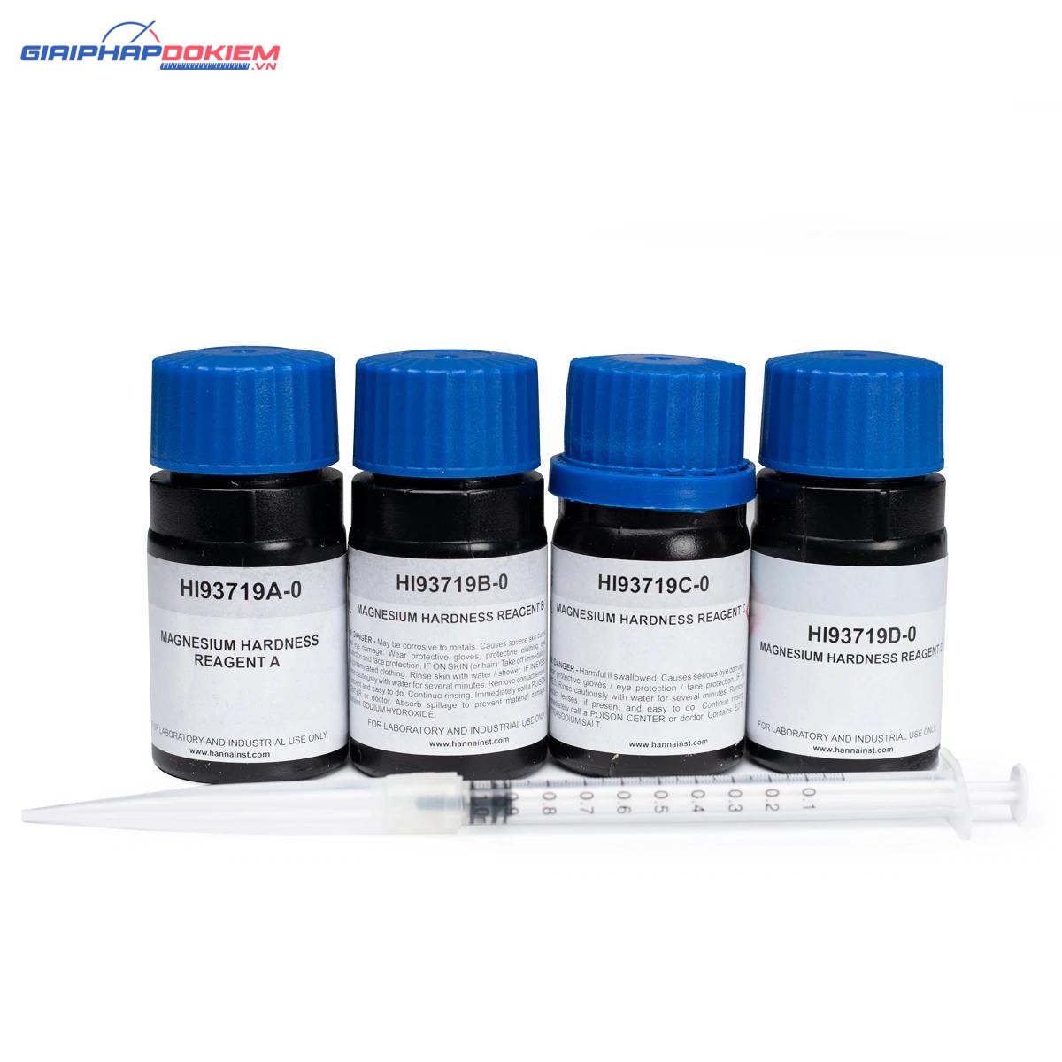 Thuốc Thử Độ Cứng Magie Dùng Với Máy Đo, 100 lần Hanna HI93719-01 1 Thuốc Thử Độ Cứng Magie Dùng Với Máy Đo, 100 lần Hanna HI93719-01