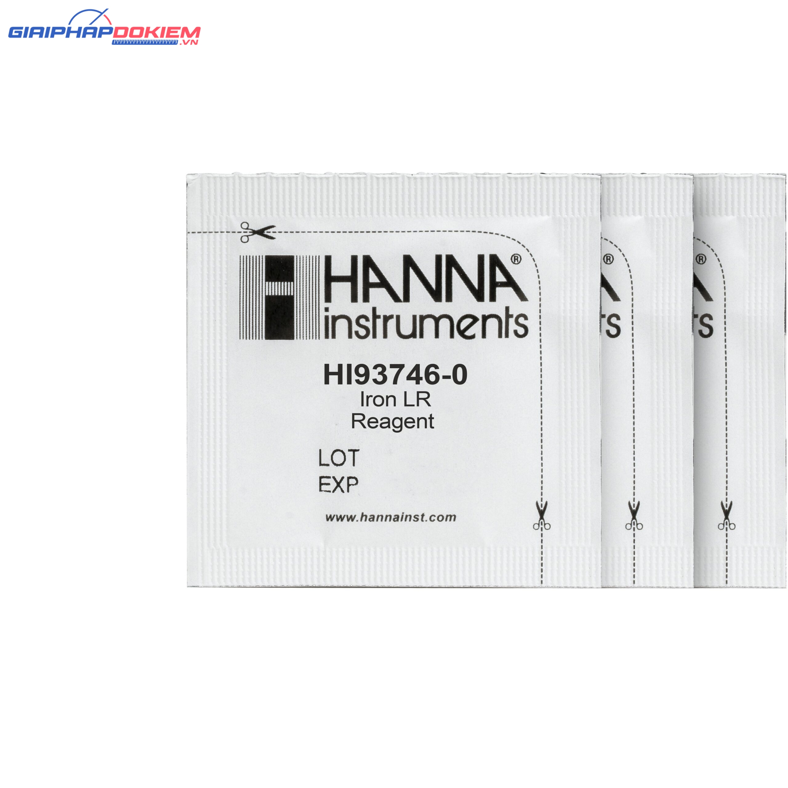 Thuốc Thử Sắt Thang Thấp, 50 lần Hanna HI93746-01 1 Thuốc Thử Sắt Thang Thấp, 50 lần Hanna HI93746-01