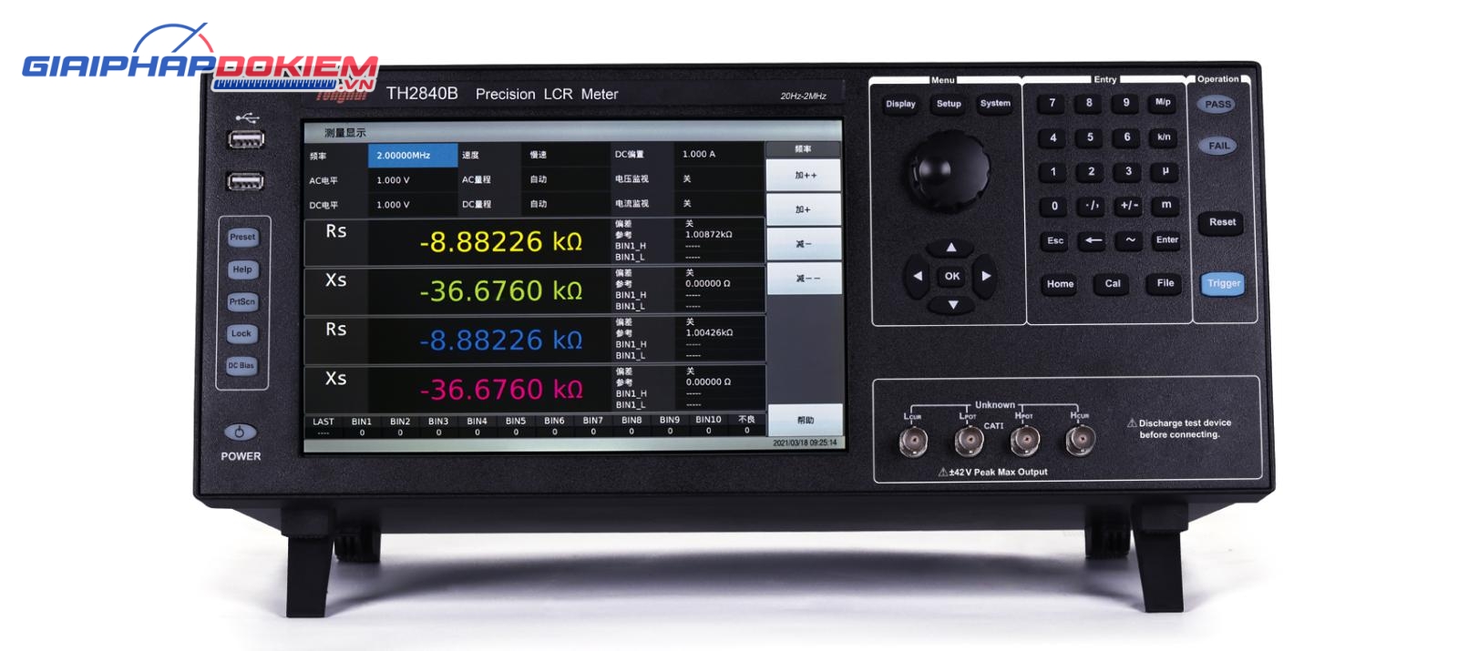 Máy đo LCR Tonghui TH2840B 14 Máy đo LCR Tonghui TH2840B