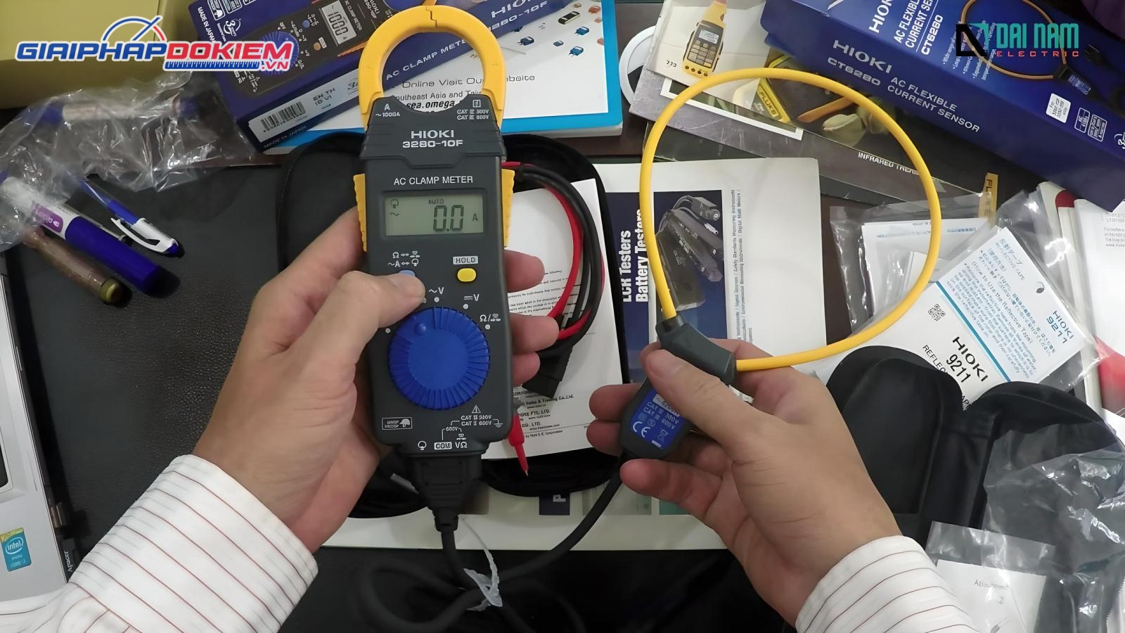 Hướng Dẫn Sử Dụng Ampe Kìm Hioki 3280 Chính Xác Và Hiệu Quả 9 Ampe kìm Hioki 3280-10F và phụ kiện đo mở rộng