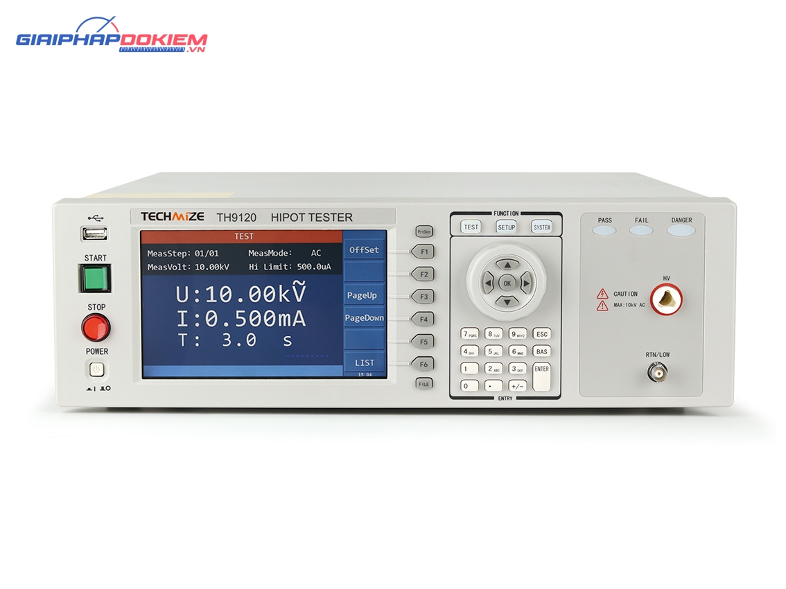 Máy kiểm tra Hipot Tonghui TH9120 10 Máy kiểm tra Hipot Tonghui TH9120