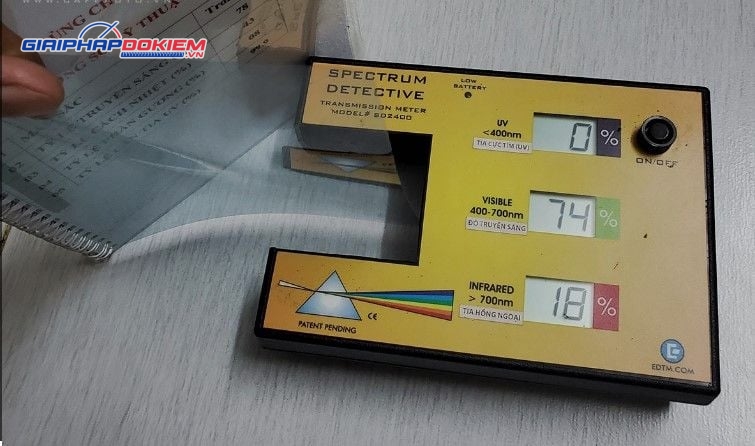 Máy Đo Phim Cách Nhiệt Và Kính 3 Thông Số EDTM SD2400 12 Máy Đo Phim Cách Nhiệt Và Kính 3 Thông Số EDTM SD2400