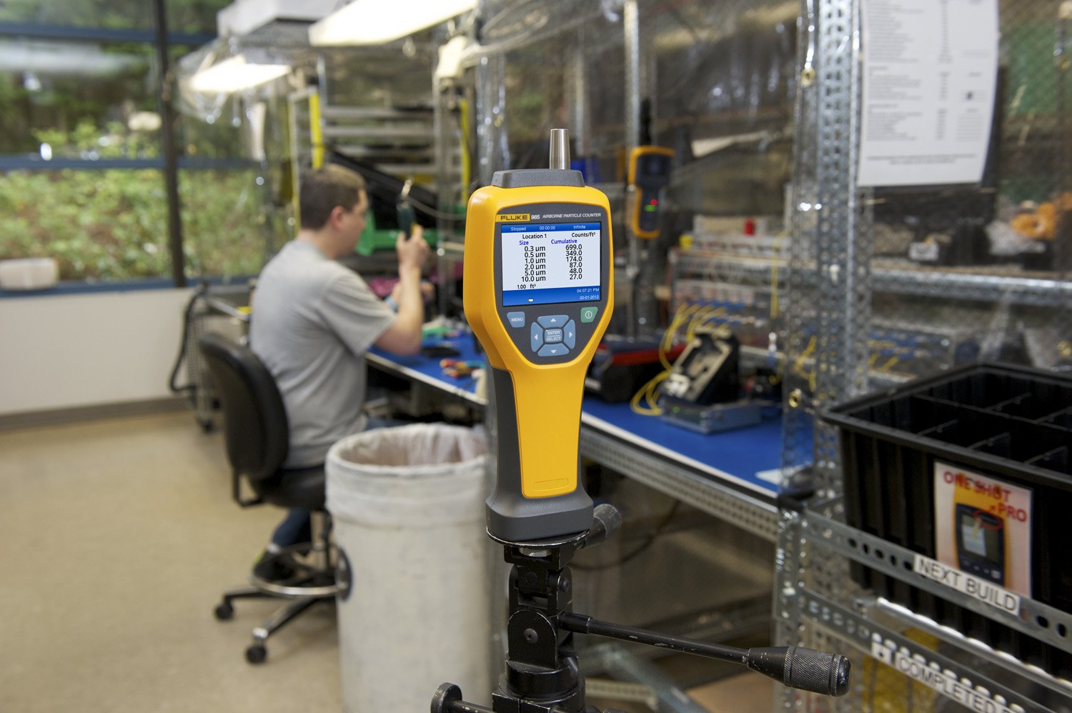 Máy đếm hạt bụi Fluke 985 10 FLUKE-985 Partikelzähler : Amazon.de: Business, Industry & Science