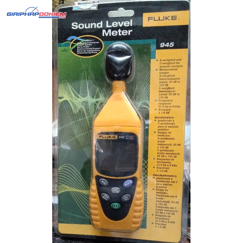 Máy đo độ ồn FLUKE-945 ESP (FLUKE-945, 35 ~ 130 dB) 4 Máy đo độ ồn FLUKE-945 ESP (FLUKE-945, 35 ~ 130 dB)