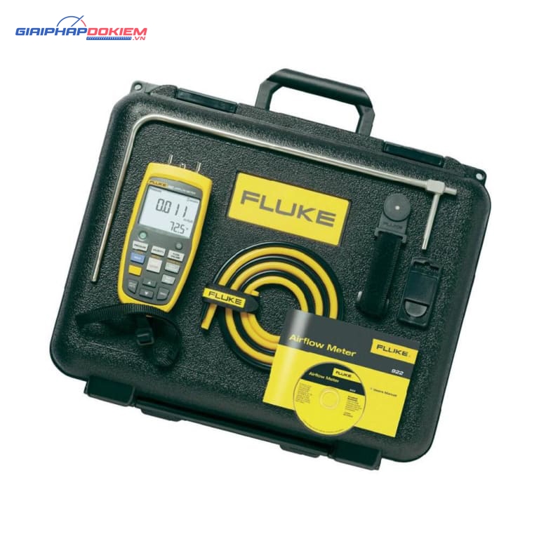 Kit đo áp suất chênh lệch, tốc độ, lưu lượng dòng khí FLUKE-922/KIT (40mBar) 11 Kit đo áp suất chênh lệch, tốc độ, lưu lượng dòng khí FLUKE-922/KIT (40mBar)