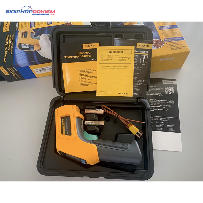 Súng đo nhiệt độ bằng hồng ngoại FLUKE-566 (650℃) 6 Súng đo nhiệt độ bằng hồng ngoại FLUKE-566 (650℃)