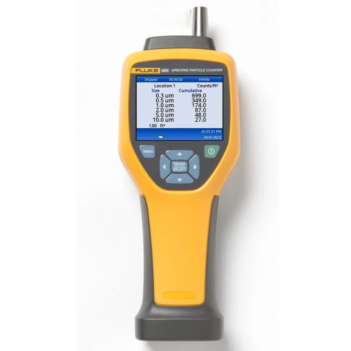 Máy đếm hạt bụi Fluke 985 8 Máy đếm hạt bụi Fluke 985 Chính hãng Giá rẻ | Thiết Bị, Dụng Cụ Đo | ketnoitieudung.vn