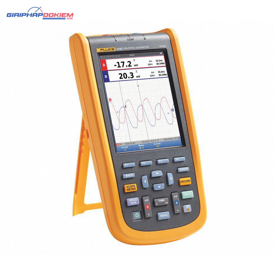 Máy hiện sóng cầm tay FLUKE-124B/INT/S (40 MHz, 2 CH, Phần mềm FlukeView) 7 Máy hiện sóng cầm tay FLUKE-124B/INT/S (40 MHz, 2 CH, Phần mềm FlukeView)