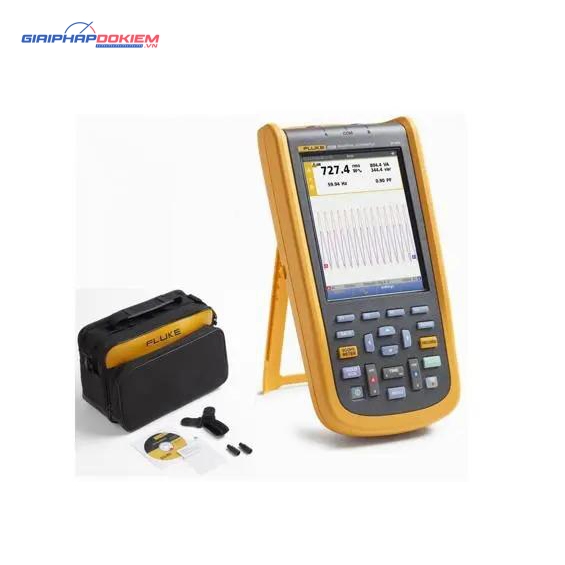 Máy hiện sóng cầm tay FLUKE-125B/INT/S (40Mhz, 2CH,kẹp dòng 400A, FlukeView) 4 Máy hiện sóng cầm tay FLUKE-125B/INT/S (40Mhz, 2CH,kẹp dòng 400A, FlukeView)