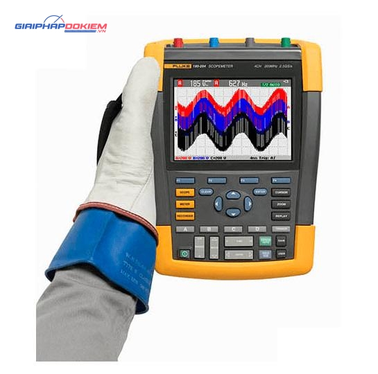 Máy hiện sóng cầm tay FLUKE-190-204-III-S (200Mhz, 4CH, 2,5 GS/s, Cách ly, FlukeView) 6 Máy hiện sóng cầm tay FLUKE-190-204-III-S (200Mhz, 4CH, 2,5 GS/s, Cách ly, FlukeView)