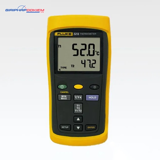 Thiết bị đo nhiệt độ tiếp xúc 2 kênh FLUKE-52-2 50HZ (Fluke-52 II) 3 Thiết bị đo nhiệt độ tiếp xúc 2 kênh FLUKE-52-2 50HZ (Fluke-52 II)