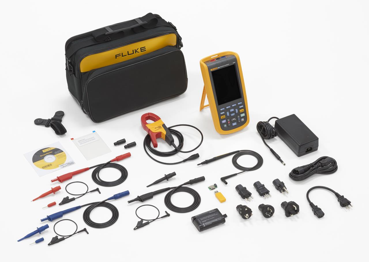Máy hiện sóng cầm tay FLUKE-124B/INT (40Mhz, 2CH) 5 Fluke 124B/s - 40 MHz Scopemeter Kit | Scopemeter · Tracklink
