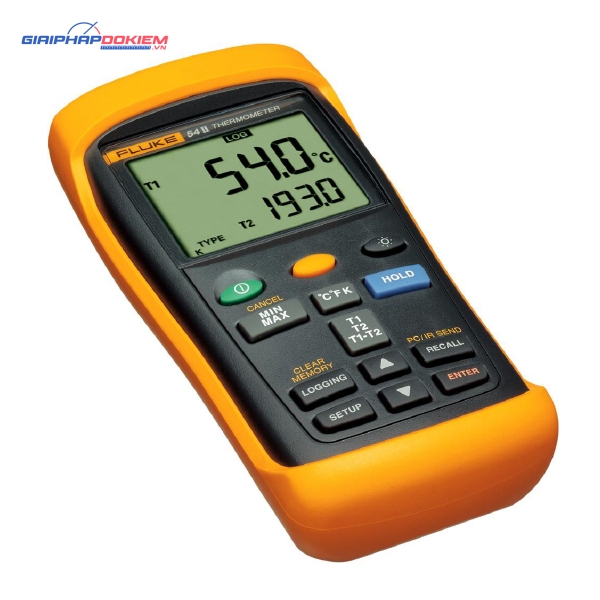 Thiết bị đo nhiệt độ 2 kênh kèm ghi dữ liệu FLUKE-54-2 B 50HZ (Fluke 54-II B) 4 Thiết bị đo nhiệt độ 2 kênh kèm ghi dữ liệu FLUKE-54-2 B 50HZ (Fluke 54-II B)