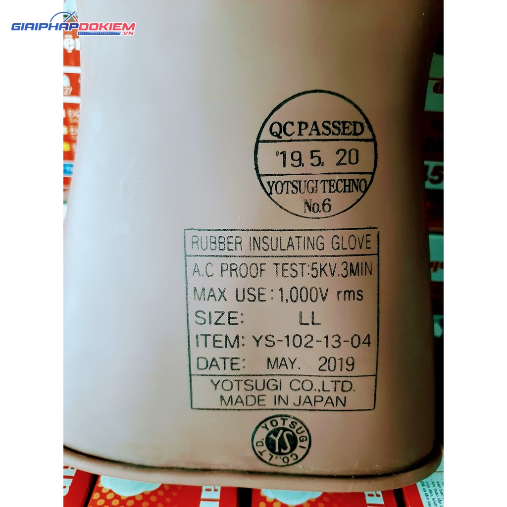 Găng Tay Cách Điện Hạ Thế Yotsugi YS102-13-04 (1000V) 10 Găng Tay Cách Điện Hạ Thế Yotsugi YS102-13-04 (1000V)