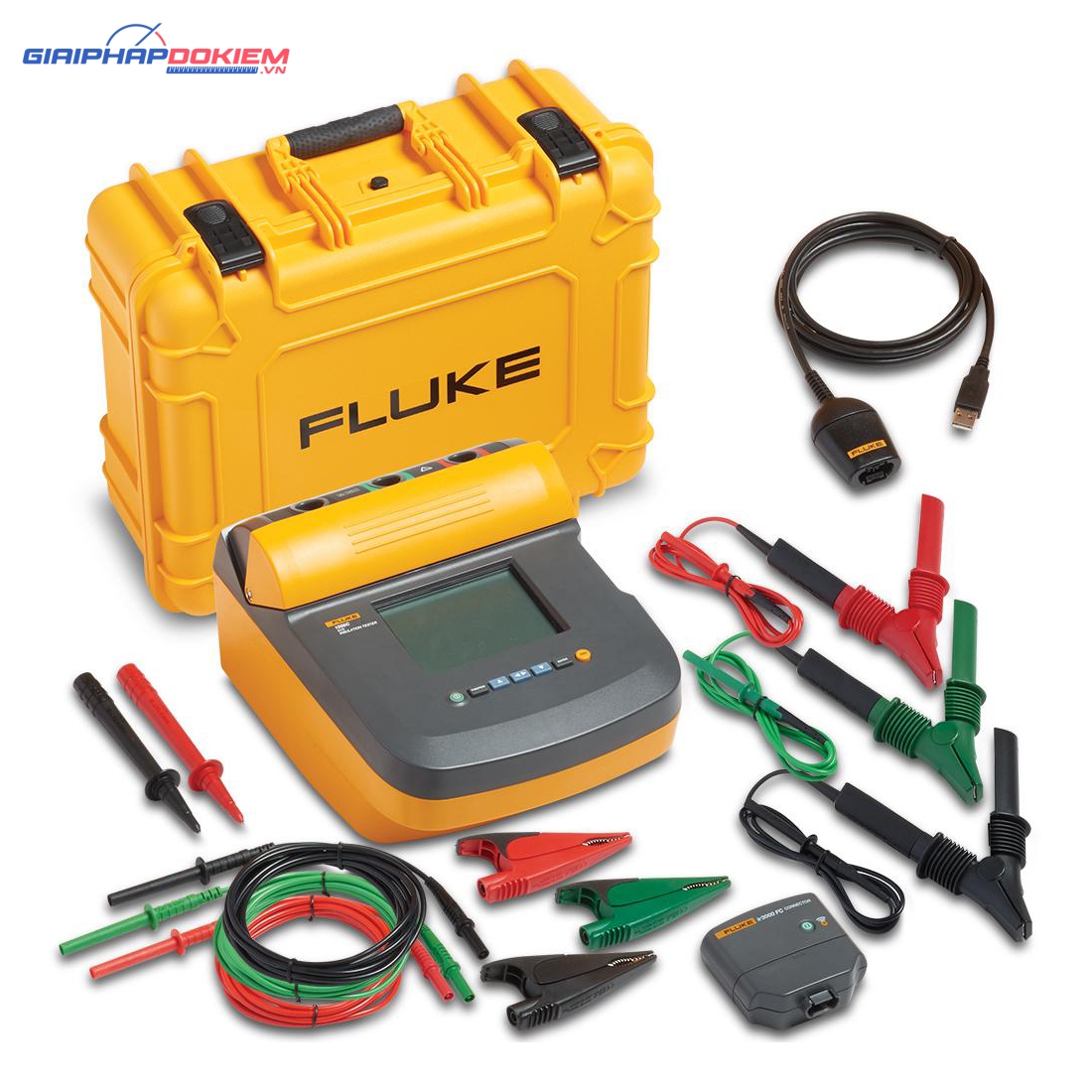 Máy đo điện trở cách điện FLUKE-1555 FC KIT (10kV, 2TΩ, Chứng chỉ hiệu chuẩn, hộp cứng IP67, ir3000 FC) 3 Máy đo điện trở cách điện FLUKE-1555 FC KIT (10kV, 2TΩ, Chứng chỉ hiệu chuẩn, hộp cứng IP67, ir3000 FC)