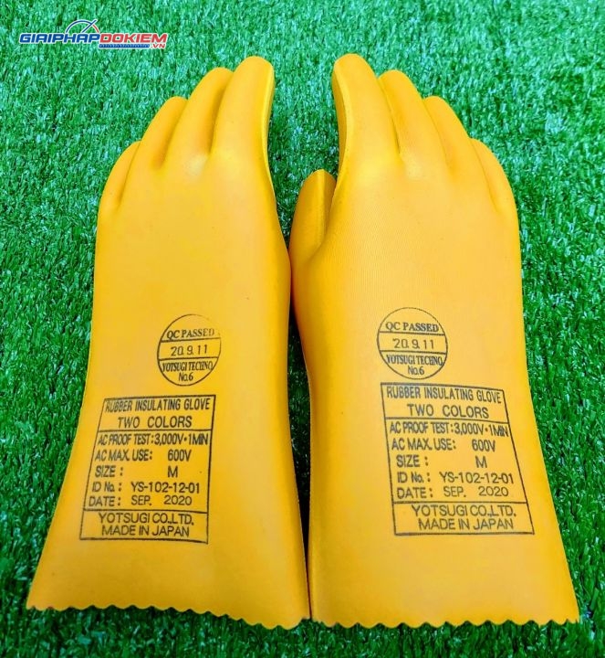 Găng Tay Cách Điện (2 Lớp) Yotsugi YS102-12-01 (600V) 5 Găng Tay Cách Điện (2 Lớp) Yotsugi YS102-12-01 (600V)
