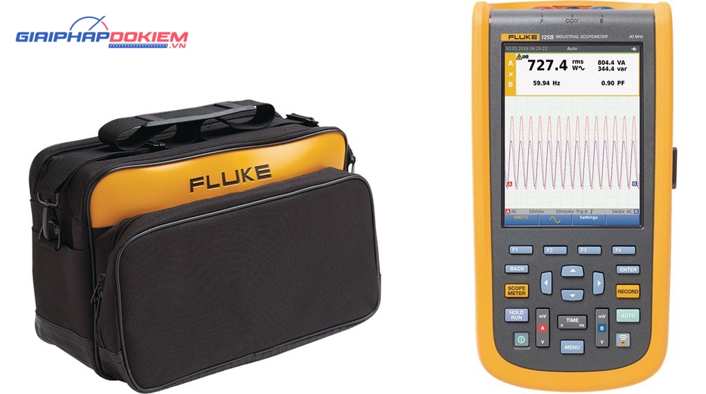 Máy hiện sóng cầm tay FLUKE-125B/INT/S (40Mhz, 2CH,kẹp dòng 400A, FlukeView) 7 Máy hiện sóng cầm tay FLUKE-125B/INT/S (40Mhz, 2CH,kẹp dòng 400A, FlukeView)