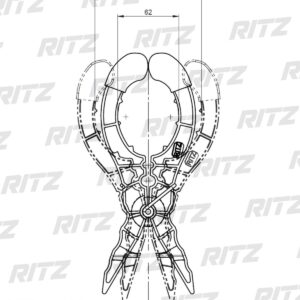 Kẹp Thảm Terex Ritz FLV16886-1