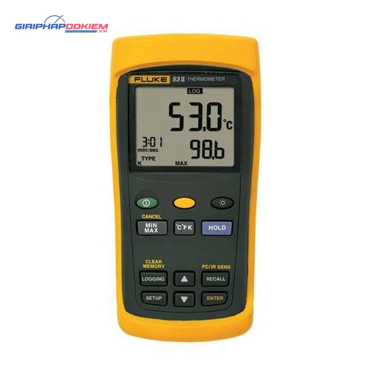 Máy đo nhiệt độ một kênh với chức năng ghi dữ liệu FLUKE-53-2 B 50HZ (Fluke-53-II B) 6 Máy đo nhiệt độ một kênh với chức năng ghi dữ liệu FLUKE-53-2 B 50HZ (Fluke-53-II B)