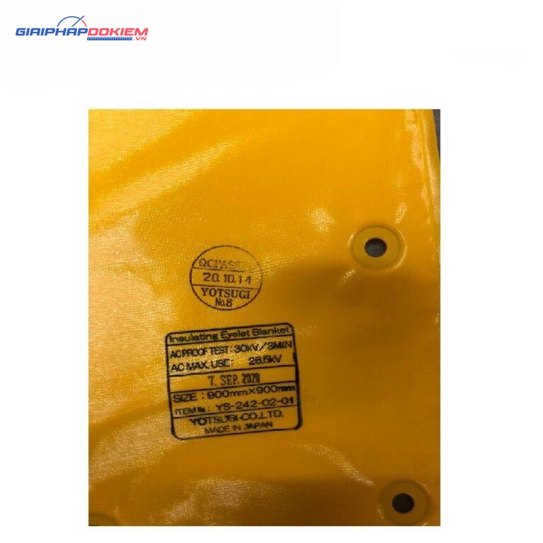 Thảm Nhựa Cách Điện Đục Lỗ Yotsugi YS242-02-01 (26.5kV) 4 Thảm Nhựa Cách Điện Đục Lỗ Yotsugi YS242-02-01 (26.5kV)