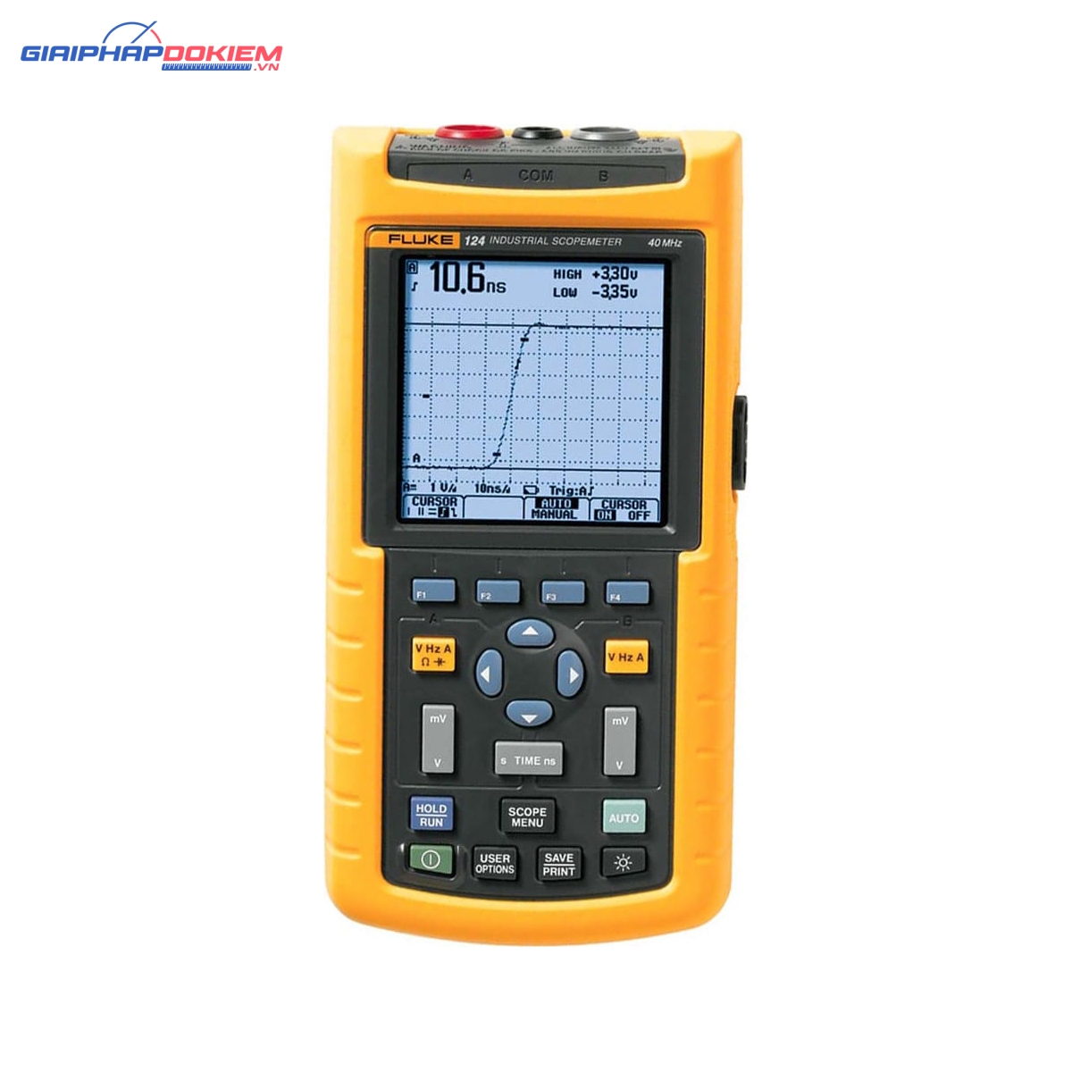 Máy hiện sóng cầm tay Fluke 124 (40Mhz, 2CH) 4 Máy hiện sóng cầm tay Fluke 124 (40Mhz, 2CH)