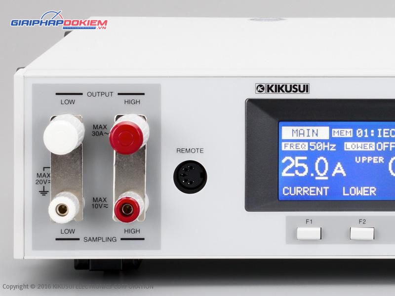 Thiết bị kiểm tra kết nối tiếp địa KIKUSUI TOS6200A 13 Thiết bị kiểm tra kết nối tiếp địa KIKUSUI TOS6200A