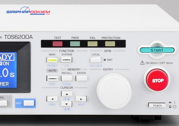 Thiết bị kiểm tra kết nối tiếp địa KIKUSUI TOS6200A 12 Thiết bị kiểm tra kết nối tiếp địa KIKUSUI TOS6200A