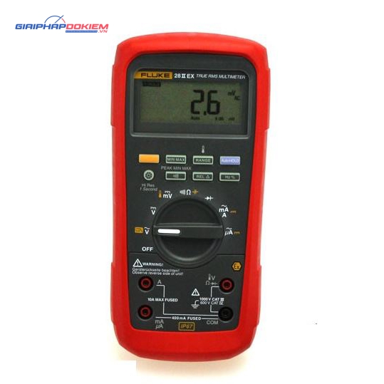 Đồng hồ vạn năng FLUKE-28IIEX (0,05 %, an toàn trong phòng cháy nổ) 3 Đồng hồ vạn năng FLUKE-28IIEX (0,05 %, an toàn trong phòng cháy nổ)