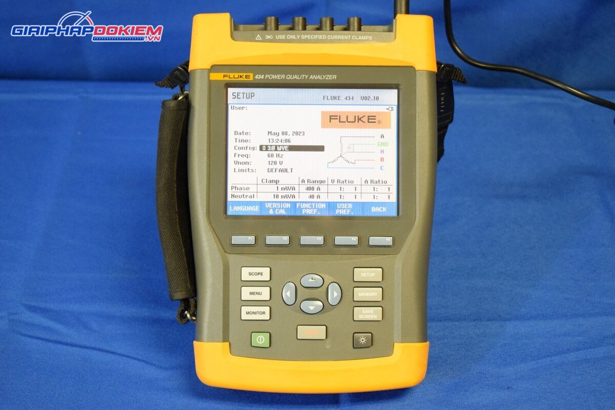 Thiết bị phân tích chất lượng công suất Fluke 434/003 5 Thiết bị phân tích chất lượng công suất Fluke 434/003