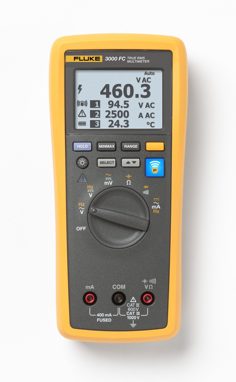 Đồng hồ vạn năng FLUKE FLK-3000FC (Fluke-3000FC, Wireless) 7 Fluke 3000 FC Wireless Digital Multimeter: Amazon.com: Tools & Home Improvement