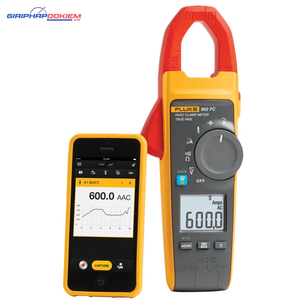 Ampe kìm AC Fluke 902 (True Rms, 600A) 4 Ampe kìm AC Fluke 902 (True Rms, 600A)