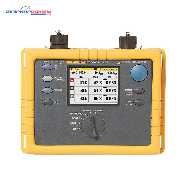 Bộ Datalogger công suất 3 pha Fluke 1735 3 Bộ Datalogger công suất 3 pha Fluke 1735