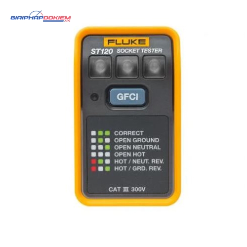Thiết bị kiểm tra ổ cắm điện GFCI FLUKE ST120 3 Thiết bị kiểm tra ổ cắm điện GFCI FLUKE ST120