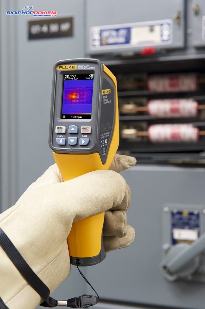 Máy đo nhiệt độ bằng hồng ngoại FLUKE FLK-VT04A (có hình ảnh nhiệt, 250 độ C, zoom 4x) 7 may-do-nhiet-do-hong-ngoai-fluke-vt04-6