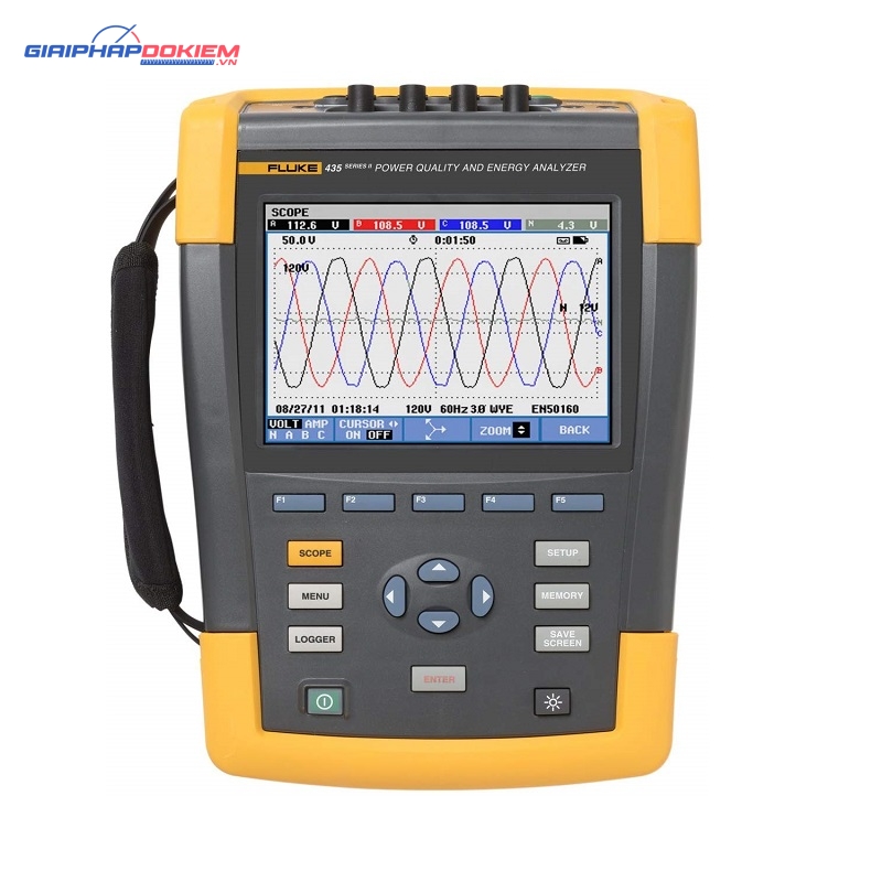 Máy Phân Tích Chất Lượng Điện Và Năng Lượng Điện Ba Pha - FLUKE 435-II 15 Máy Phân Tích Chất Lượng Điện Và Năng Lượng Điện Ba Pha - FLUKE 435-II