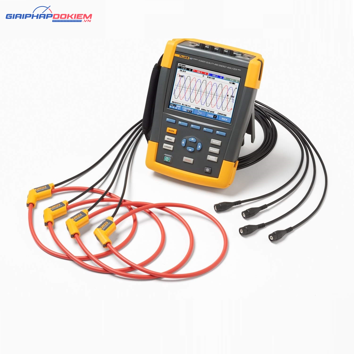 Thiết Bị Phân Tích Năng Lượng Và Chất Lượng Điện - FLUKE 437-II 5 Thiết Bị Phân Tích Năng Lượng Và Chất Lượng Điện - FLUKE 437-II